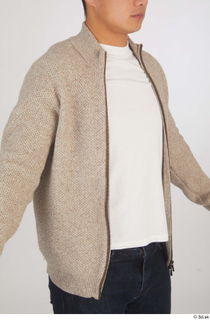 Yoshinaga Kuri brown sweater casual upper body 0008.jpg